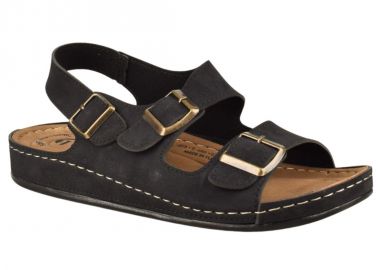 Πέδιλα ανδρικά | Ανατομικά | Tiglio | 554826 | Μαύρο - Tiglio - 